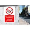 Safety First Display LTD No smoking or vaping in these