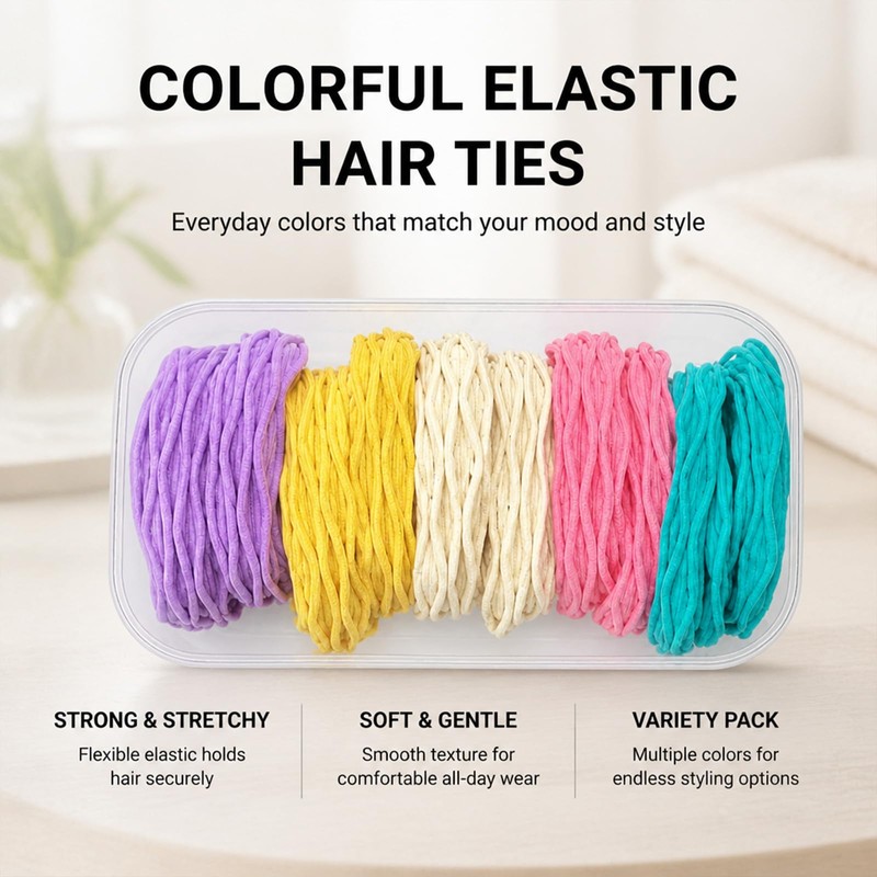 Spa Headband And Hair Ties Set - Bow Headband -