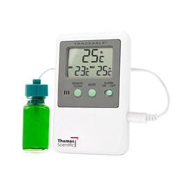 Thomas Scientific | 9327L12 | Traceable Refrigerator and Freezer Thermometer with Bottle Probe | -58 to 158 Degrees F, -50 to 70 Degrees C