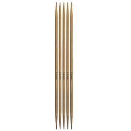 Mdoker Bamboo Double Pointed Knitting Needles Carbonized Bamboo Knitting Needle 7.9 inch(20cm) Length for Handmade Creative DIY Knitting Yarn Projects,Size US 2.5(3mm)