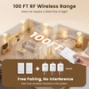 SURAIELEC Wireless Light Switch and Receiver Kit, Single Pole, RF