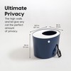 IRIS USA Cat Litter Box, Large Top Entry with Litter