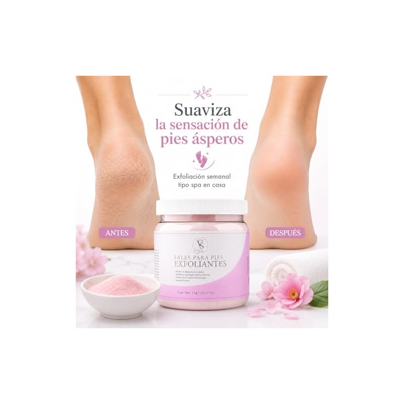 Sales Exfoliantes Para Pies Suavizantes 1k SPA