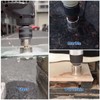 4-1/8"(105mm) Diamond Hole Saw, Glass Hole Saw with Guiding Drill