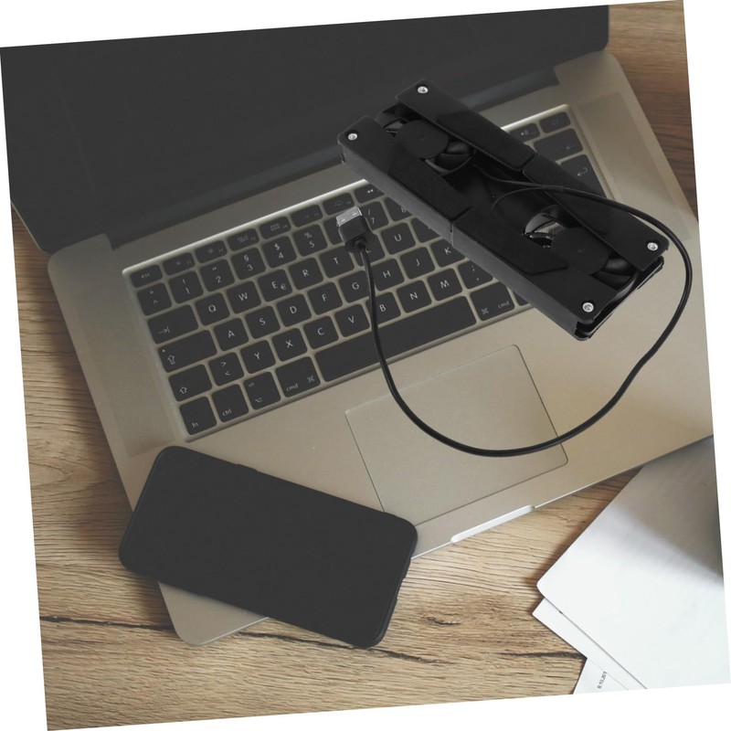 KONTONTY Laptop Cooling Pad Laptop Stand Fan for Enhanced Cooling