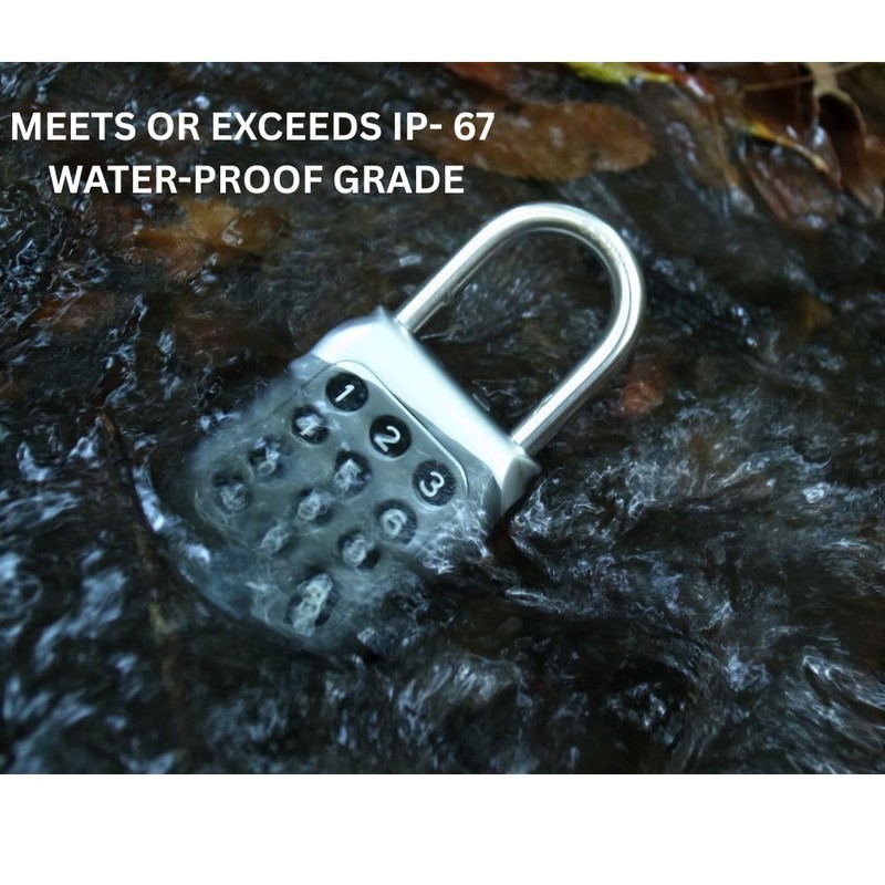 Bouware Smart Padlock Alpha1 Heavy-Duty Electronic Padlock Combination Weatherproof Digital