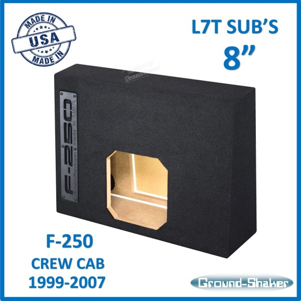 Ground-shaker 8" Single L7T Sealed Slim Ford F250 1999 -