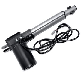 Progressive Automations 12V Linear Electric Actuator - 10 inches Stroke, 200 lbs Force with Low-Current Rating DC Motor and Durable Stroke for Automotive, Medical, Robotics Usage, PA-03-10-200
