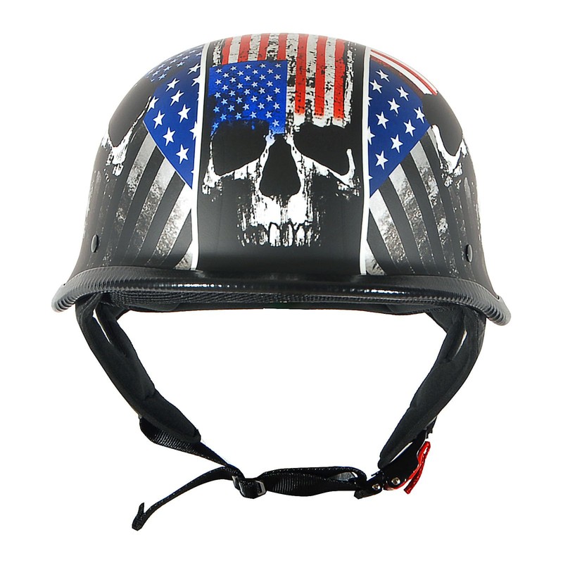 1Storm Novelty Motorcycle Half Face Helmet Open German Style DOT