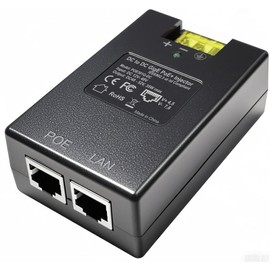 Gigabit DC PoE+ Injector | 12V 24V (12-48V) DC Input | 50V 30W DC PoE+ Out | DC-DC Convertor + 802.3 af/at Solar PoE Injector Adapter for ePMP2000/3000, Force400/425, Q61, PoE Lighting