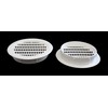 3" Round Plastic Louver Soffit Air Vent Reptile Screen Grille
