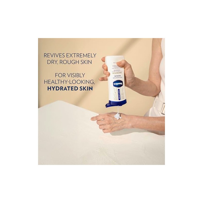 Vaseline Intensive Care Body Lotion, Advanced Repair Unscented, 10 oz
