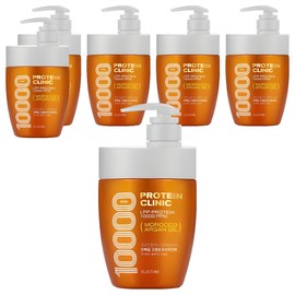 Elastin Protein Clinic 10000 High Protein Nutrition Hair Treatment, 700ml, 6 Pieces / 엘라스틴 프로틴클리닉 10000 단백질 고영양 헤어트리트먼트, 700ml, 6개