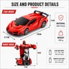 2.4GHz RC Transforming Car Robot Toy – One-Button Deformation Racing