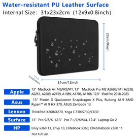 Alfheim Laptop Sleeve 13inch Waterproof Lightweight Protective Compatible with MacBook Pro 13.3/13.6