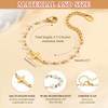 MEALGUET Baby Baptism Cross Bracelet Gift : 18k Gold Plated