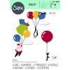 Sizzix Sizzx Thinlits Die Set 10PK Festive Sky Party by