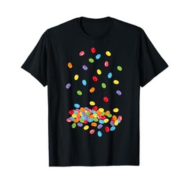Jelly Beans Colourful Jelly Sweets Design T-Shirt