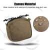Belt Zipper Pouch, Canvas Compact Utility Organizer Waterproof Waist Pack