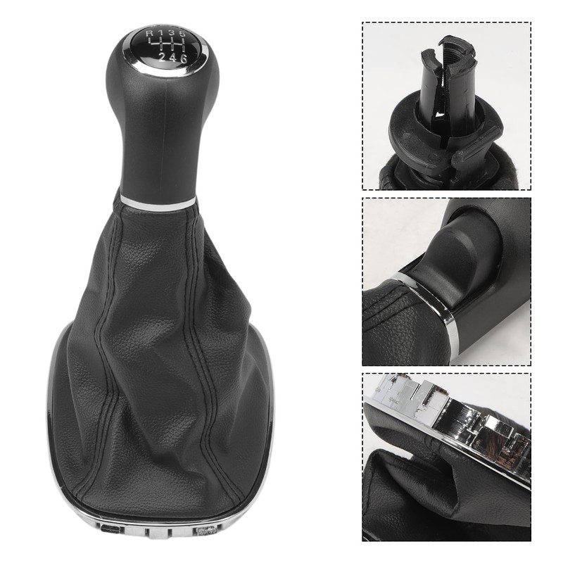 KASturbo 6 Speed Gear Stick Knob Lever Shift Boot Kit