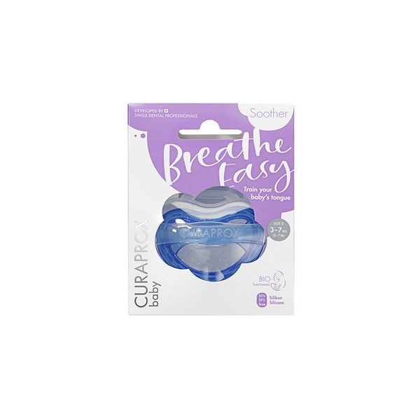 Curaprox Baby Pacifier Blue Size 0 (0-7 months)