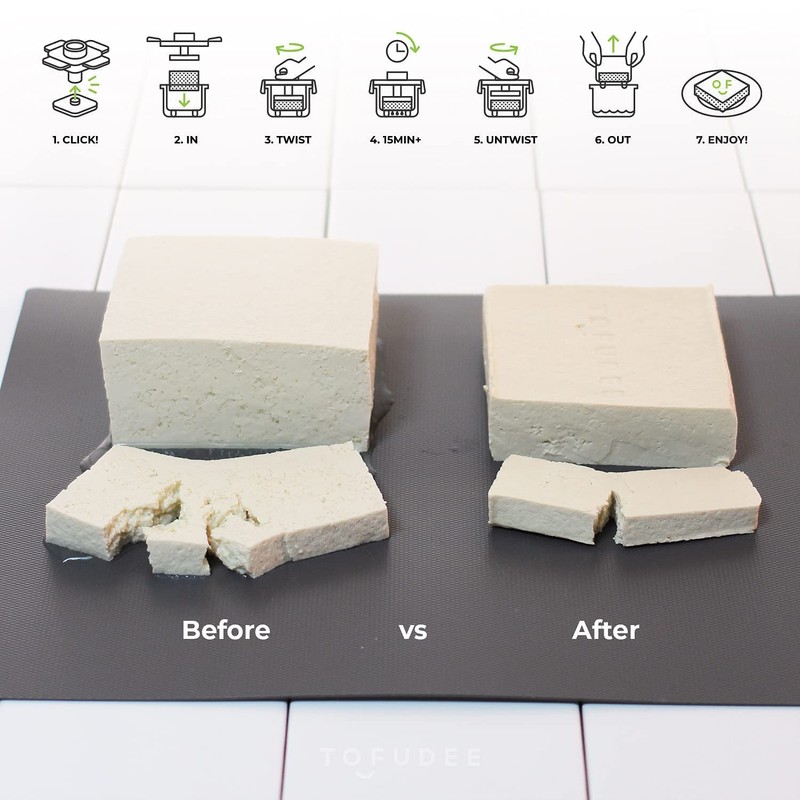 TOFUDEE Tofu Press | Food Strainer for Paneer, Cheese, &
