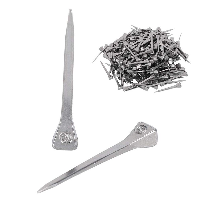 Pack of 250 Steel E4 Horseshoe Nails, Stained Glass Nails