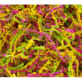 Stephanie Imports Made In USA 3-Ply Crinkle Cut Shredded Paper 2 lbs (Easter Blend)