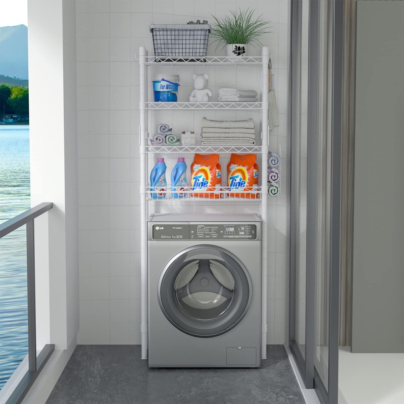 Hodonas Over The Toilet Storage, Bathroom Organizer Shelves Space Saver