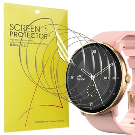 Blueshaweu Screen Protector Compatible with Gerpeng Smartwatch Women's 1.43 Inch S66, HD Clear Flexible TPU Screen Protector [Pack of 6] for Gerpeng S66 Smartwatch (Transparent)