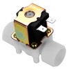 Naroote DC 12V DN20 G3/4 Plastic + Brass Solenoid Valve,