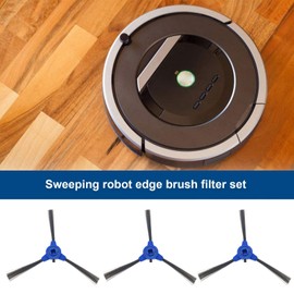 EMSea Side Brushes & Filter Replacement Compatible with Bagotte BG600 BG700 BG80 Robot Vacuum Roller Side Brush Filter Pack of 12