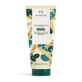 The Body Shop The Body Shop Moringa Body Lotion- Skin Softening Moisture For Normal to Dry Skin, Vegan - 6.7 Fl Oz