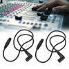 2PCS Microphone Extension Cables 3 Pin XLR Male to Female