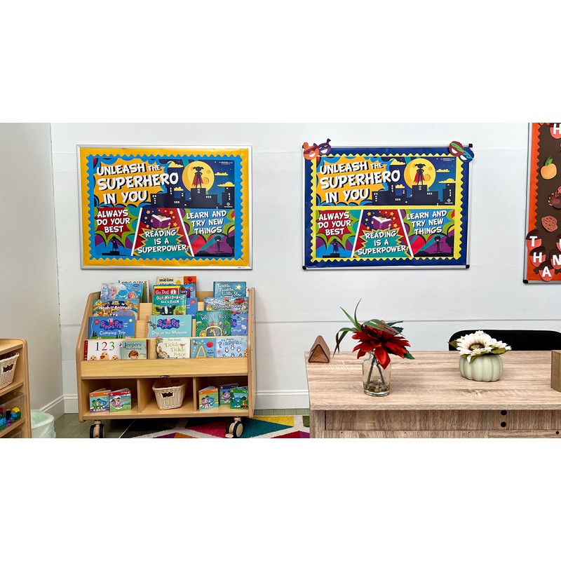 Sproutbrite Superhero Classroom Decorations - Posters and Banners for Teachers