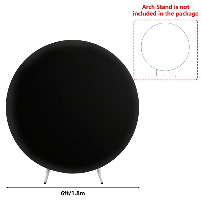 MEHOFOND 6ft Round Backdrop for Birthday Baby Shower Wedding Party