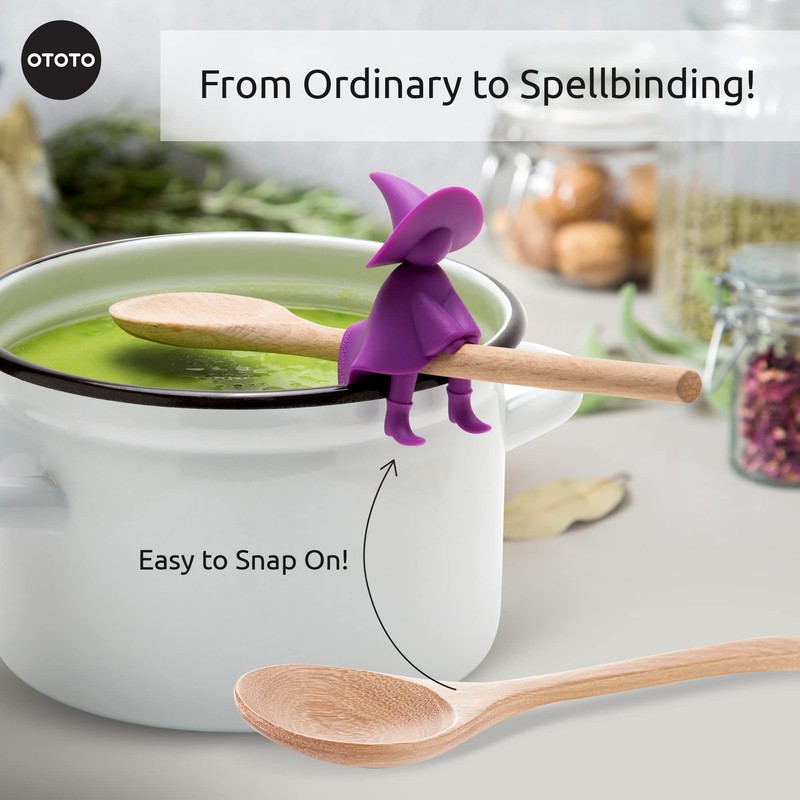 OTOTO Agatha Spoon Holder for Stove Top - Witchy Gifts