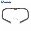 RI Gloss Black Engine Guard Highway Crash Bar For Harley