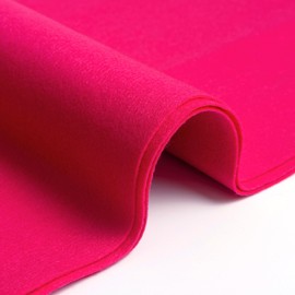 IPEA Felt Fabric Fuchsia - Large Piece 190 x 100 cm - Made in Italy - Soft Felt Fabric Plain for Clothing, Accessories, Decorations, Creations, Patchwork - Fabric for Sewing - Craft Felt