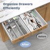 Smgmg Silverware Drawer Organizer, Cutlery Drawer Organizer, 6 Pack Utensil