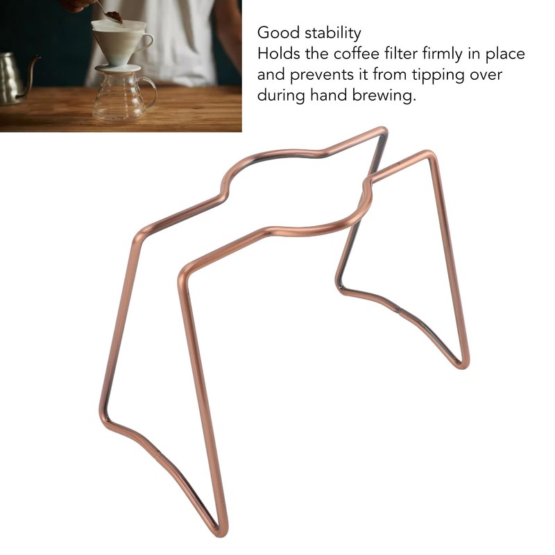 Pour Over Coffee Dripper Stand with Stability, Efficient Hand Brewing,