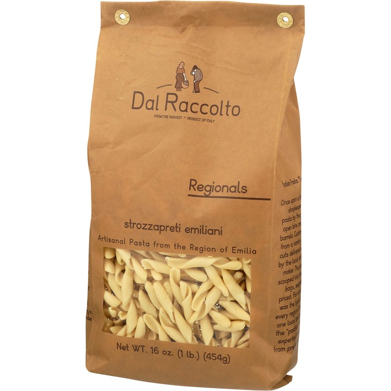 Dal Raccolto Pasta - Strozzapreti Emiliani, 1 lb Bag