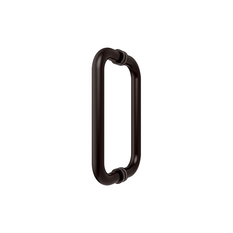 CRL 8" Oil Rubbed Bronze (BM Series) Tubular Back-To-Back Pull