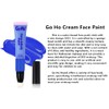 Go Ho Blue Face Paint Cream Water Based Washable Foundation(0.85oz),Blue