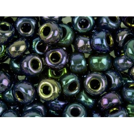 Miyuki Round Rocaille Seed Beads Size 6/0 20GM-tube Metallic Blue Iris