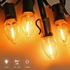 KGC 25Pack C7 LED Christmas Light Bulb, E12 Base Waterproof
