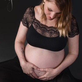 DRESHOW Lace Bralette Tank Tops Wireless Bra Lace Crop Top Padded Stretch Spaghetti Thin Strap Yoga Sports Bra for Women 92.5-165 Lbs