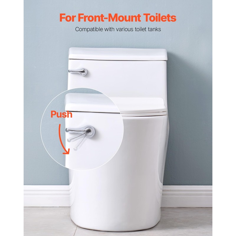VEVOR Toilet Handle Replacement Kit, Front Mount Universal Toilet Handle,