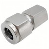 Lophtnix Stainless Steel 304 Compression Coupler Tube Fitting 3/8" OD