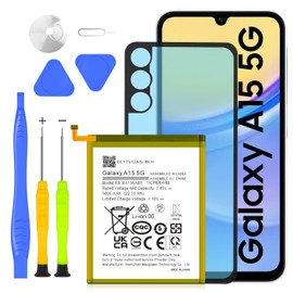 SHENMZ 5800mAh Battery for Galaxy A15 5G with Adhesive & Tools